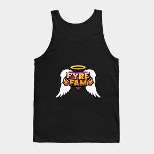 FyreFam Purple/White Tank Top